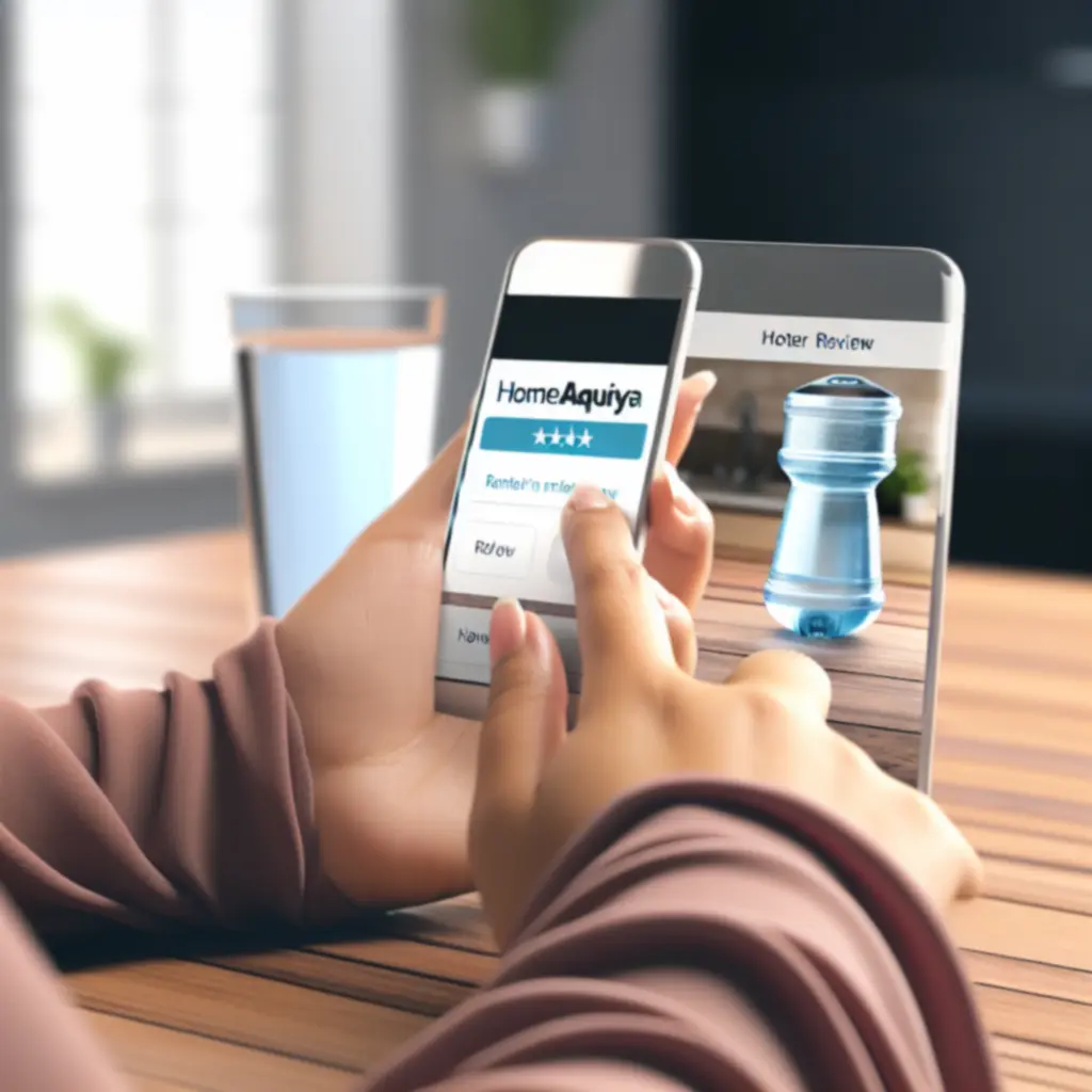 Dodawanie opinii o HomeAquya na ekranie telefonu