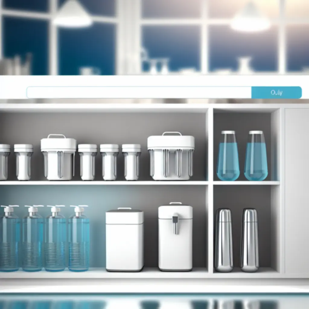 Nowoczesny sklep z systemami filtracji wody Home Aquya